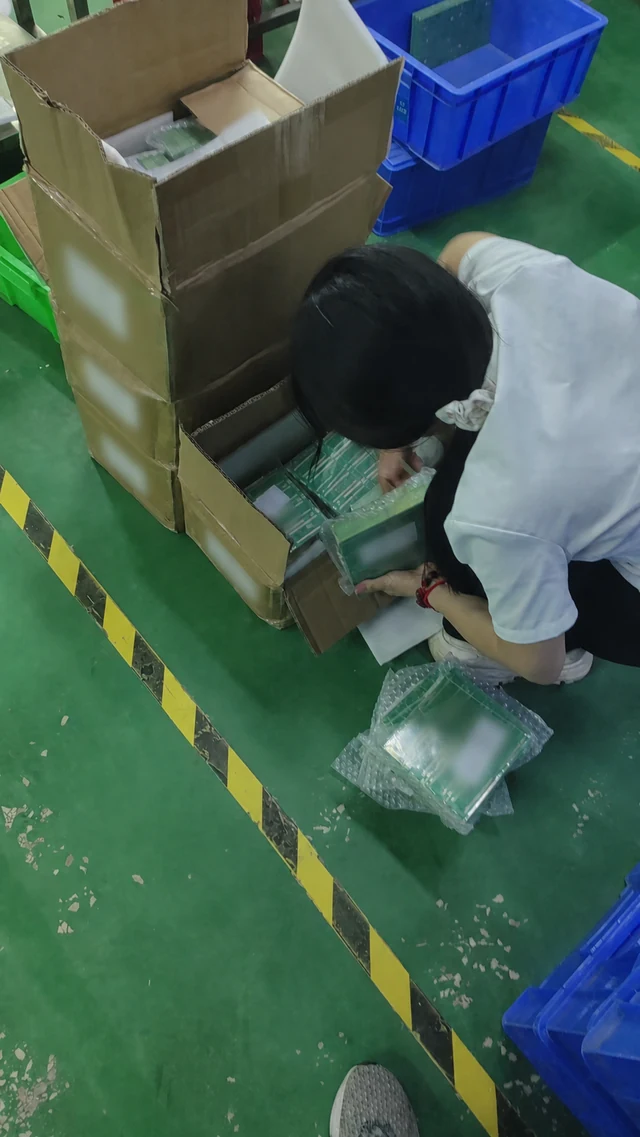 Anonymized final PCB packing and shipment check