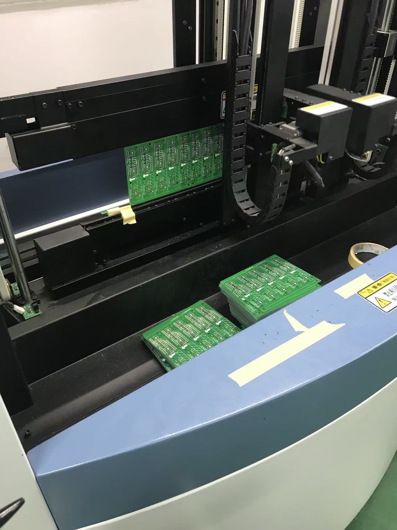Electrical testing at a PCB production stage