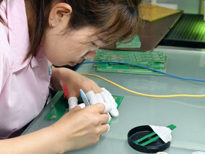 Inspection and process control at a PCB production stage